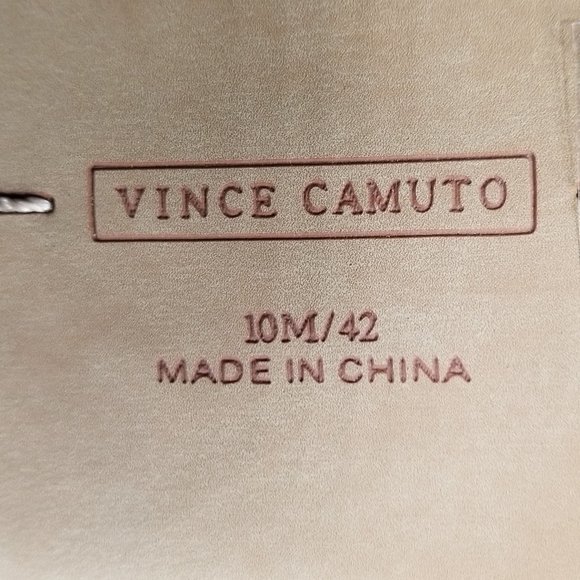 Vince Camuto Graceny Platform Sandal, Brown Leather, Womens Size 10 - Picture 12 of 12